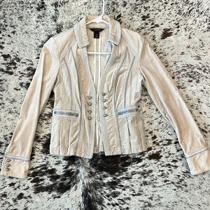 White House Black Market velvet jacket